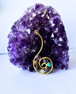 1/3/10 Pieces Spiral Swirl Brass Pendant