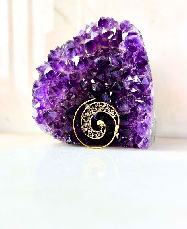 5/20 Pairs Boho Stylish Filigree Brass Earrings