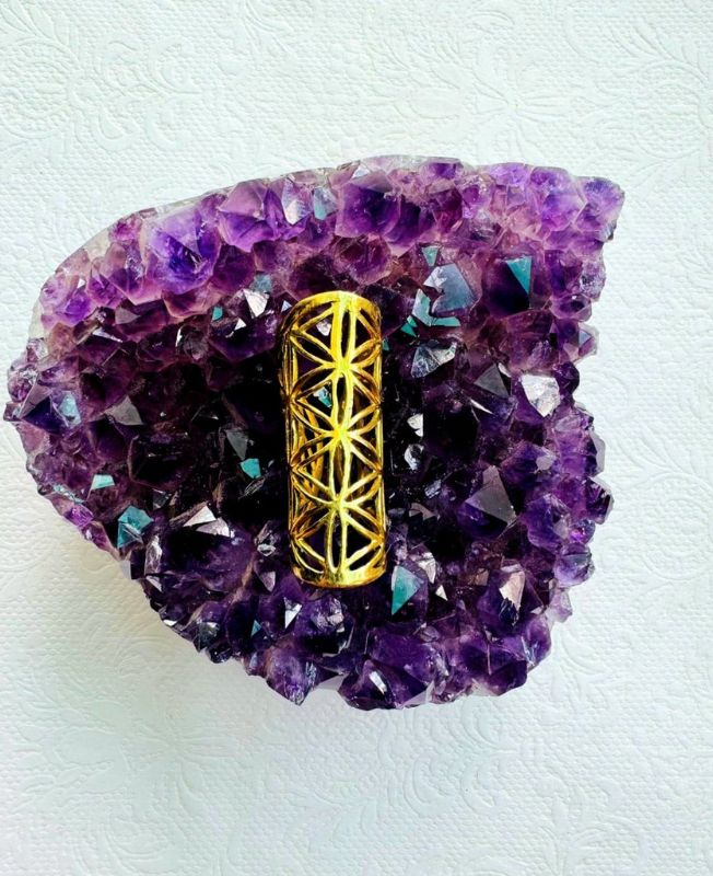 Circle of Life Brass Dreadlock Bead