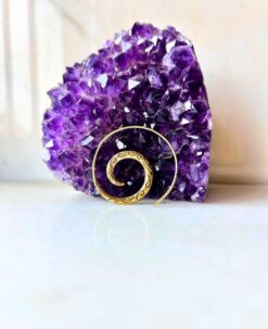 5/20 Pairs Crafted Filigree Pattern Brass Earrings