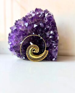 5/20 Pairs Openwork Swirl Filigree Brass Earrings