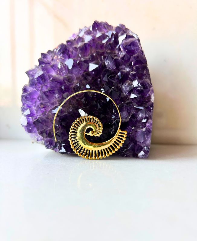 5/20 Pairs Openwork Swirl Filigree Brass Earrings