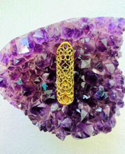 Swirl Brass Dreadlock Bead