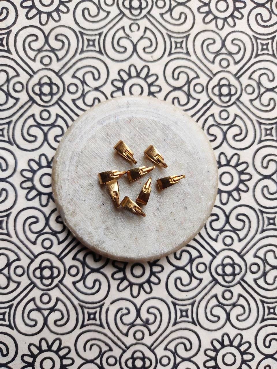 10 Pieces Brass Clasp Hooks for Pendants