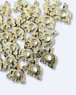 Elephant Brass Charms
