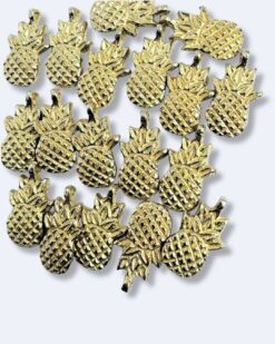 Pineapple Brass Charms