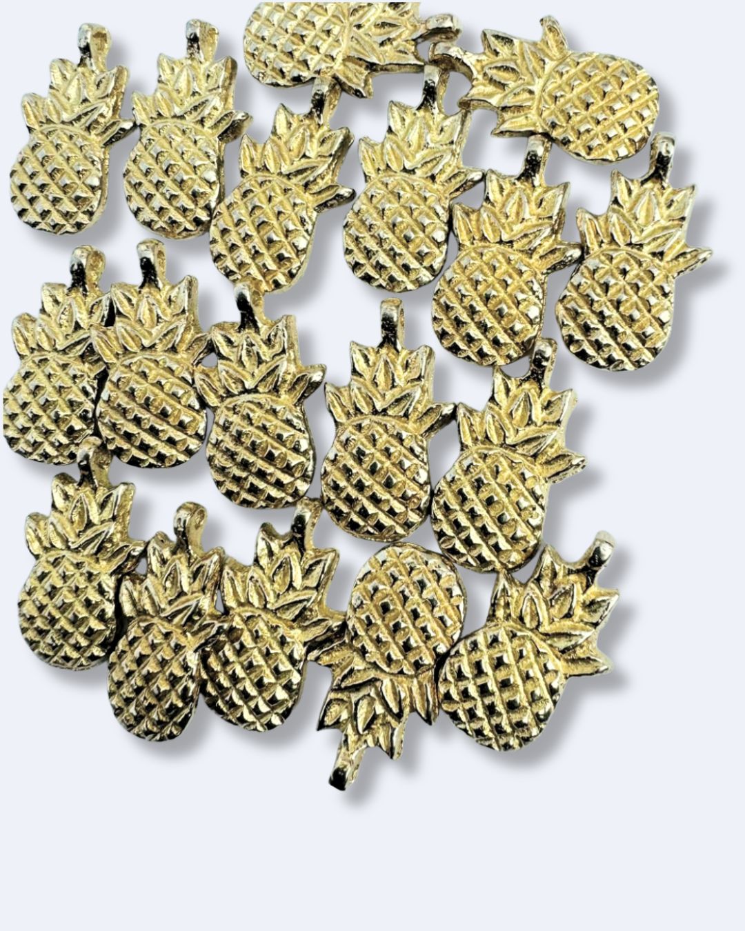Pineapple Brass Charms
