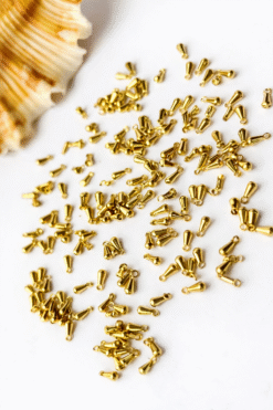 6MM Drop Brass Charms