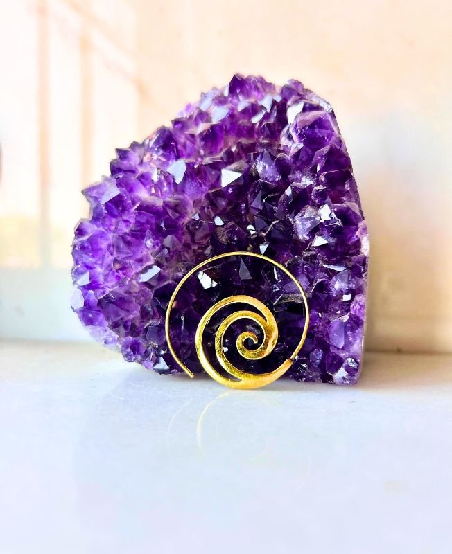 5/20 Pairs Swirl Filigree Brass Earrings