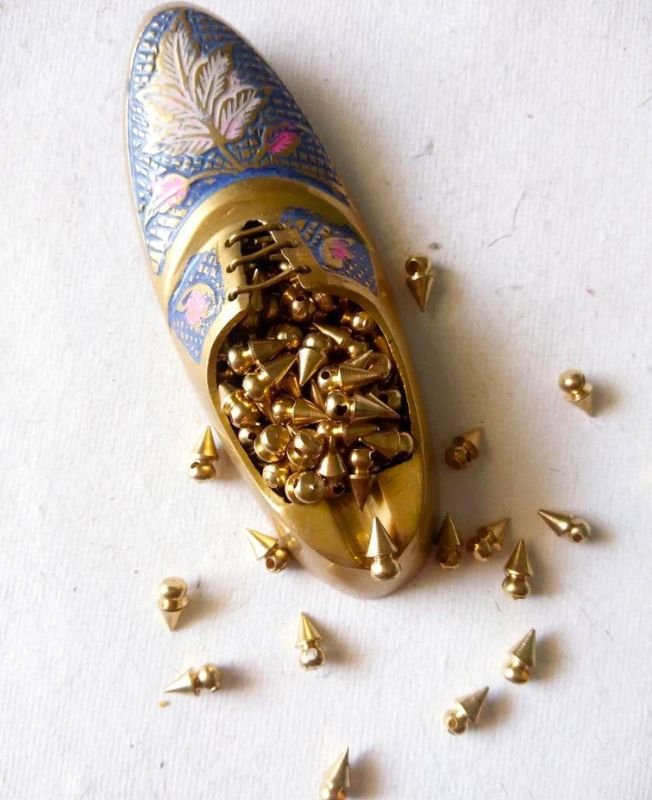 4MM Brass Unique Charms Beads